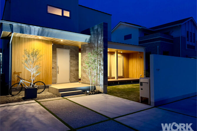 エクステリアワーク　施工事例　新築外構　松阪　F 邸