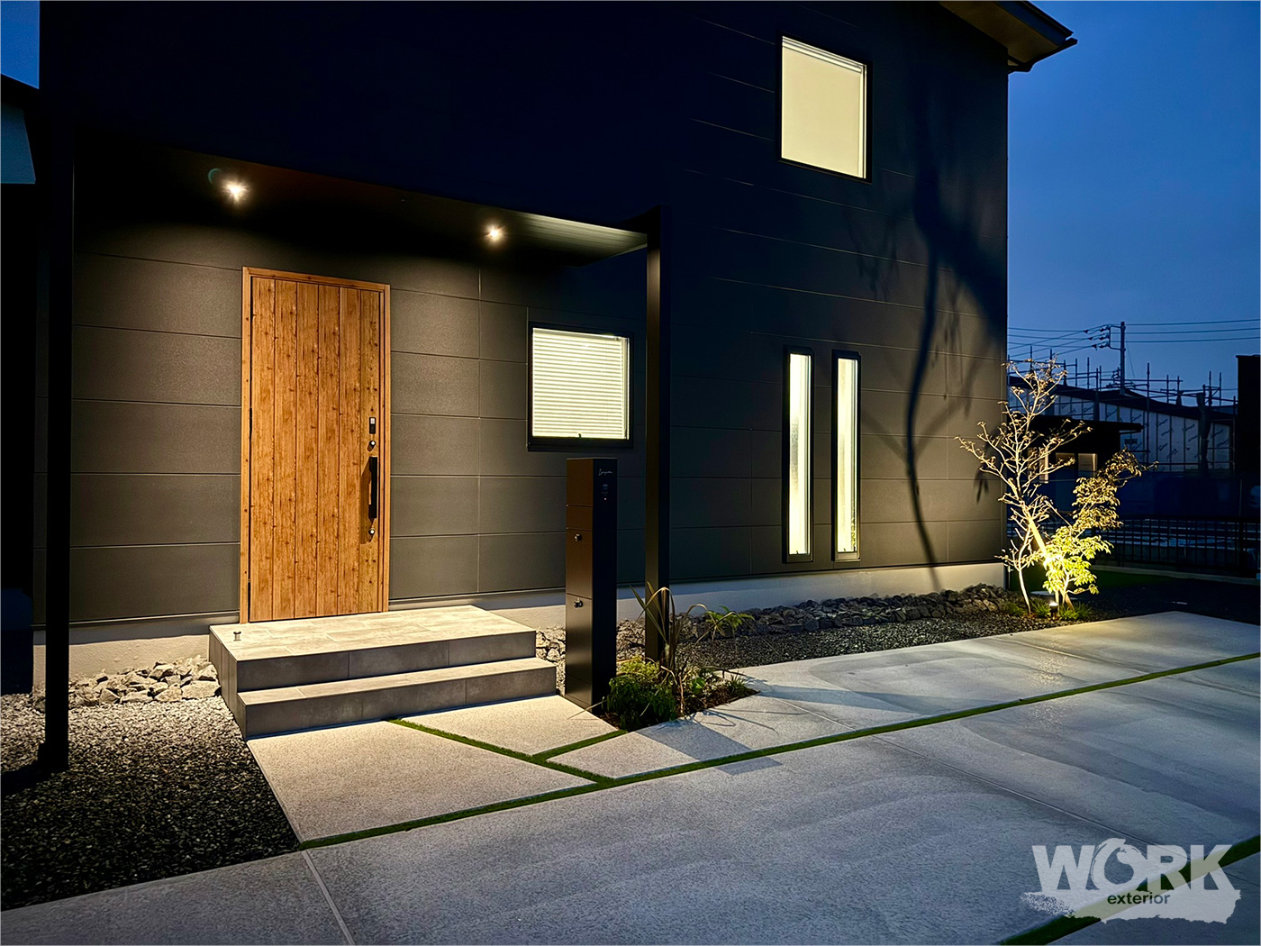 エクステリアワーク　施工事例　新築外構　松阪　I 邸