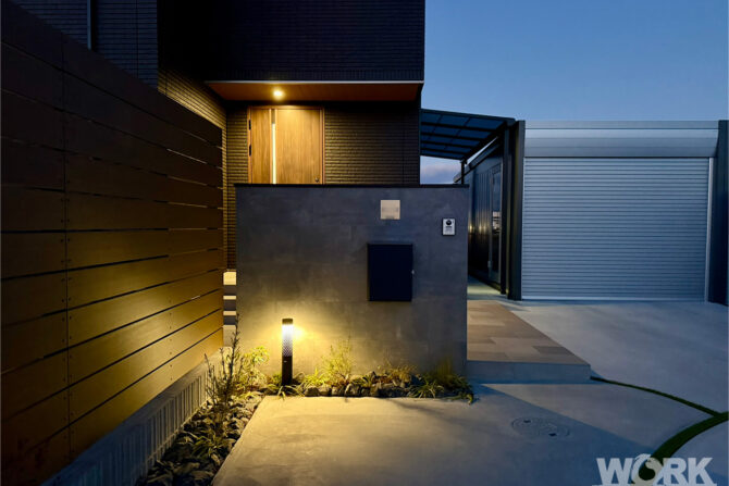 エクステリアワーク　施工事例　新築外構　松阪　Y 邸