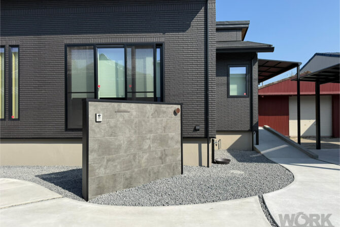 エクステリアワーク　施工事例　新築外構　松阪　M 邸